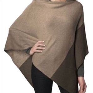 Cashmere poncho